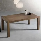 Table moderne extensible en bois de frêne produite en Italie Parre Viadurini