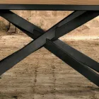 Table à rallonge moderne en bois de chêne fabriqué en Italie - Oncino Viadurini