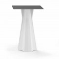 Table haute avec plateau en Hpl et base en polyéthylène Made in Italy - Tinuccia