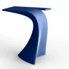 Table haute d'extérieur design H 100 cm, en polyéthylène, Wing Vondom Viadurini