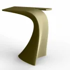 Table haute d'extérieur design H 100 cm, en polyéthylène, Wing Vondom Viadurini