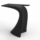 Table haute d'extérieur design H 100 cm, en polyéthylène, Wing Vondom Viadurini