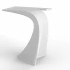 Table haute d'extérieur design H 100 cm, en polyéthylène, Wing Vondom Viadurini