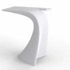 Table haute d'extérieur design H 100 cm, en polyéthylène, Wing Vondom Viadurini