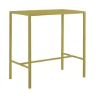 Table haute de jardin en acier galvanisé Made in Italy - Vesna Viadurini