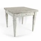 Table Artisan extensible jusqu'à 170 cm en bois Made in Italy - Marseille Viadurini