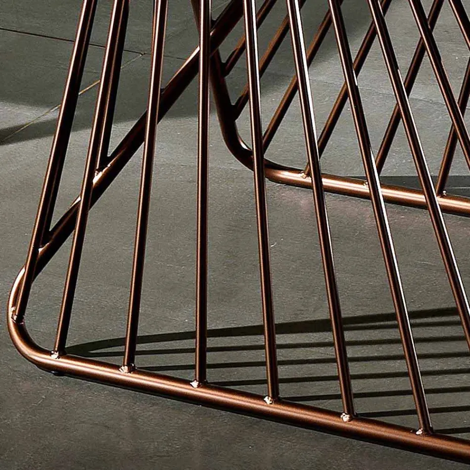 Table avec plateau fabriqué en Italie en verre céramique moderne, Mitia Viadurini