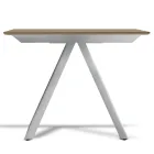 Table Console Extensible jusqu'à 325 cm en Stratifié Made in Italy - Dalmatien Viadurini