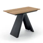 Table Console Extensible jusqu'à 325 cm en Stratifié Made in Italy - Dalmatien Viadurini