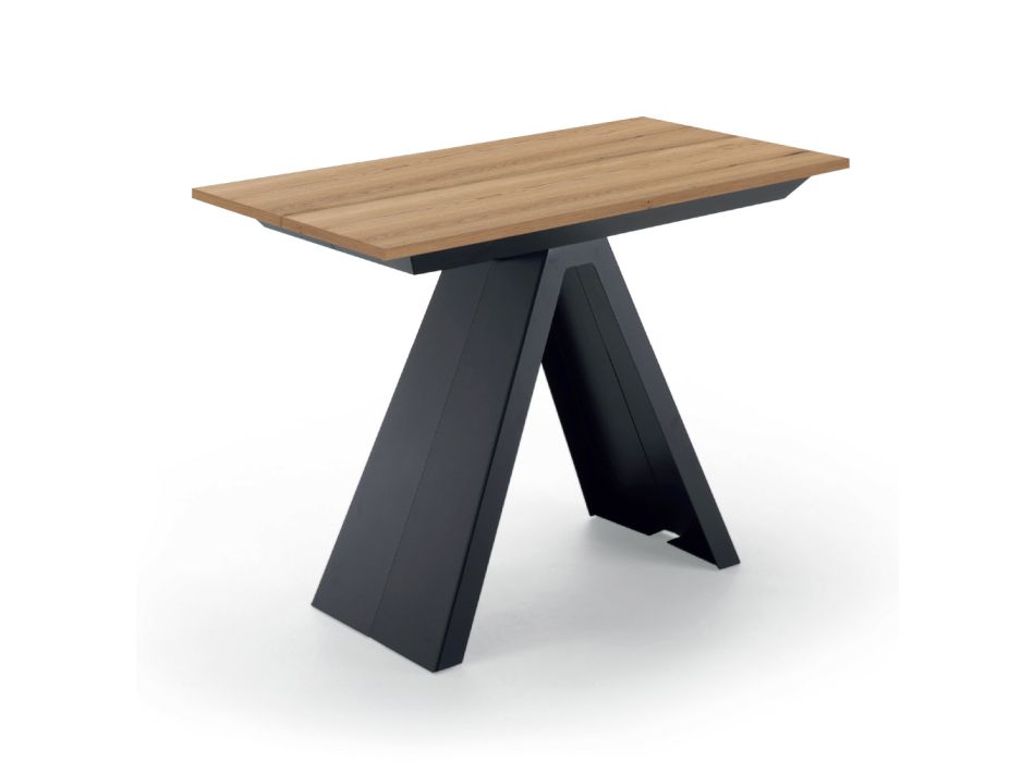 Table Console Extensible jusqu'à 325 cm en Stratifié Made in Italy - Dalmatien Viadurini