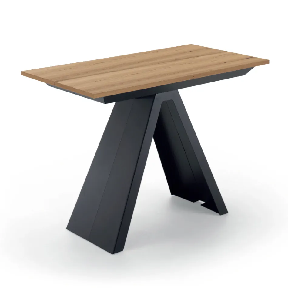 Table Console Extensible jusqu'à 325 cm en Stratifié Made in Italy - Dalmatien Viadurini
