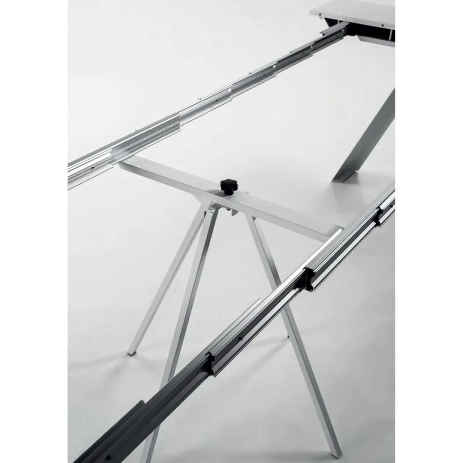 Table Console Extensible jusqu'à 325 cm en Stratifié Made in Italy - Dalmatien Viadurini