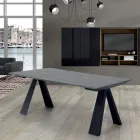 Table Console Extensible jusqu'à 325 cm en Stratifié Made in Italy - Dalmatien Viadurini
