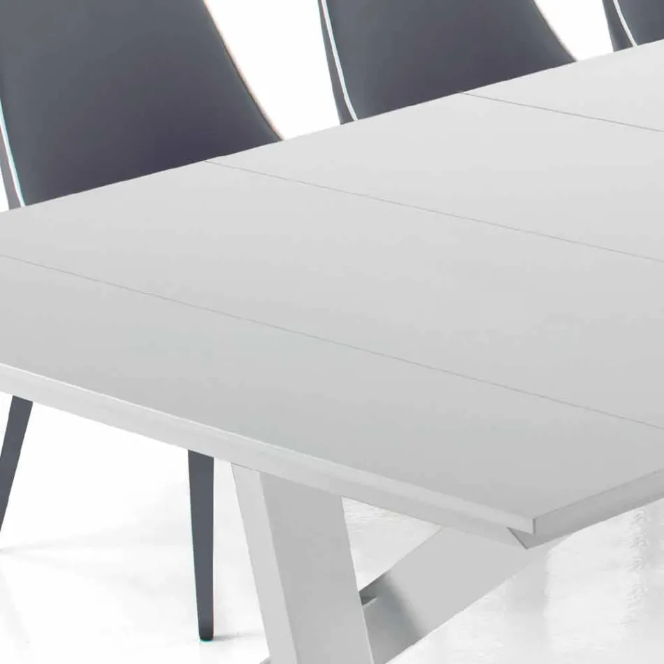 Table Console Extensible jusqu'à 325 cm en Mélamine Made in Italy - Settimmio Viadurini