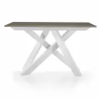 Table Console Extensible jusqu'à 325 cm en Mélamine Made in Italy - Settimmio Viadurini