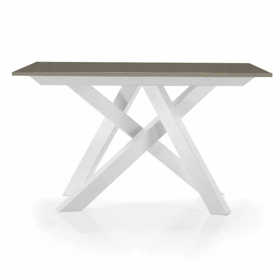Table Console Extensible jusqu'à 325 cm en Mélamine Made in Italy - Settimmio Viadurini