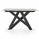 Table Console Extensible jusqu'à 325 cm en Mélamine Made in Italy - Settimmio Viadurini
