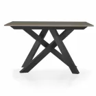 Table Console Extensible jusqu'à 325 cm en Mélamine Made in Italy - Settimmio Viadurini