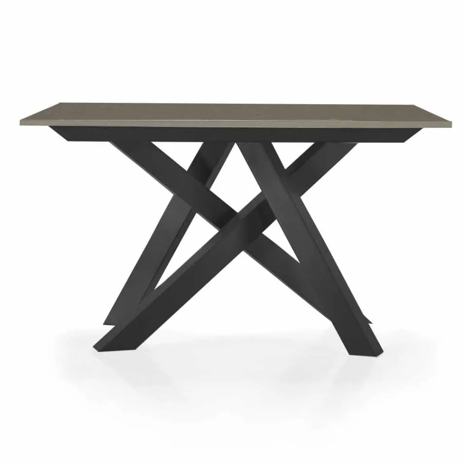 Table Console Extensible jusqu'à 325 cm en Mélamine Made in Italy - Settimmio Viadurini