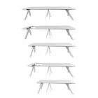 Table Console Extensible jusqu'à 325 cm en Mélamine Made in Italy - Settimmio Viadurini