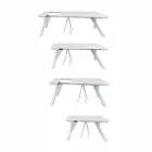 Table Console Extensible jusqu'à 325 cm en Mélamine Made in Italy - Settimmio Viadurini