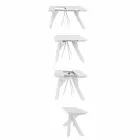 Table Console Extensible jusqu'à 325 cm en Mélamine Made in Italy - Settimmio Viadurini