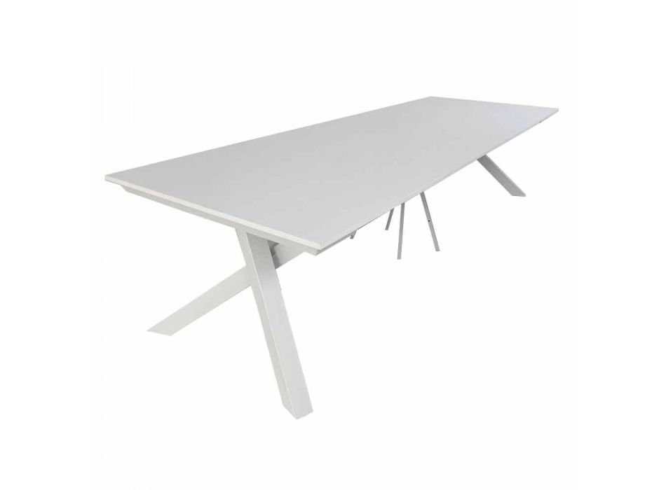 Table Console Extensible 325 cm en Mélamine Made in Italy – Settimmio Viadurini
