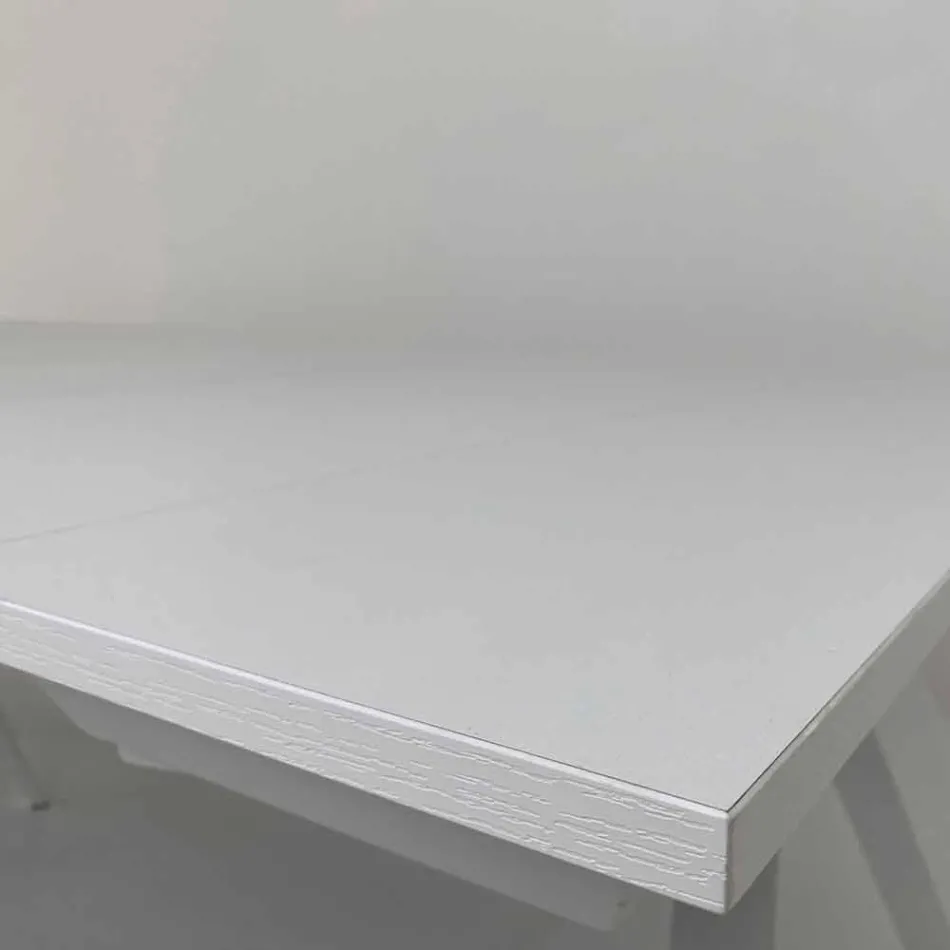 Table Console Extensible jusqu'à 325 cm en Mélamine Made in Italy - Settimmio Viadurini