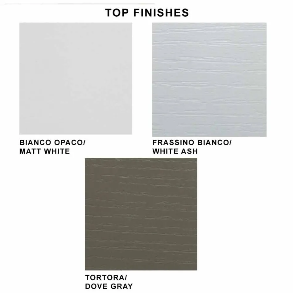 Table Console Extensible jusqu'à 325 cm en Mélamine Made in Italy - Settimmio Viadurini