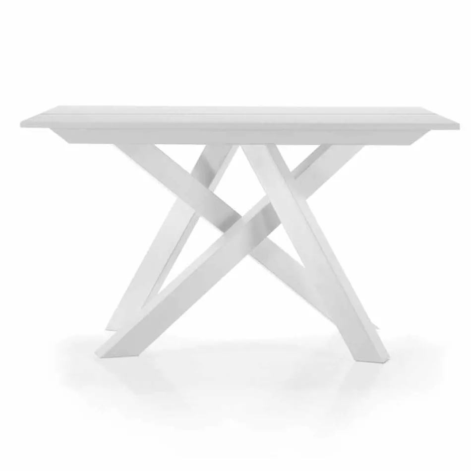 Table Console Extensible jusqu'à 325 cm en Mélamine Made in Italy - Settimmio Viadurini