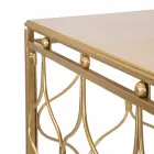 Table Console Rectangulaire Design Moderne en Fer - Karine Viadurini
