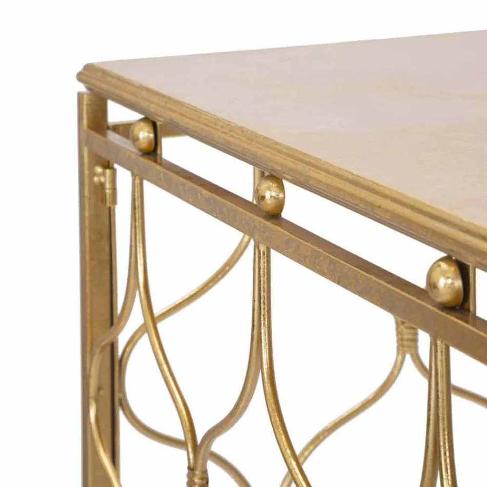 Table Console Rectangulaire Design Moderne en Fer - Karine Viadurini