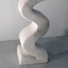 table console ronde Babylas design pierre et cristal Viadurini