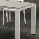 Table de cuisine extensible jusqu'à 240 cm en HPL fin Made in Italy - Jupiter Viadurini