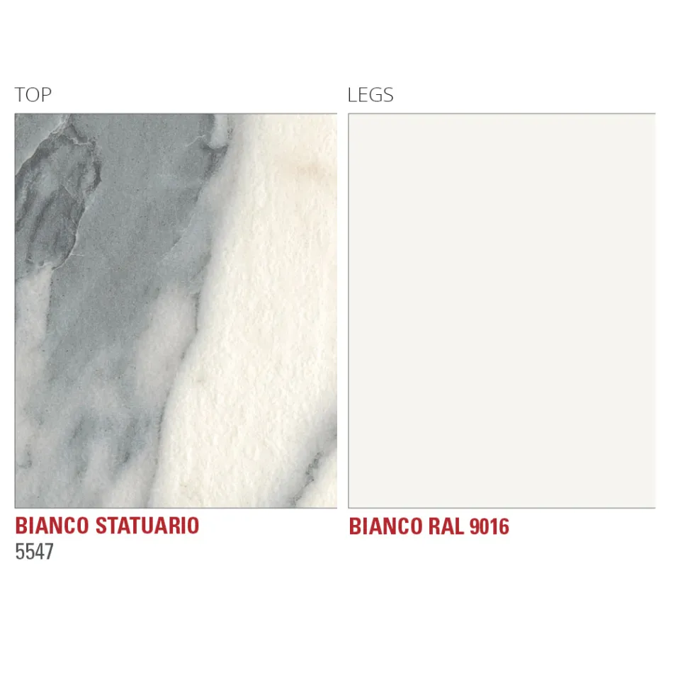 Table de cuisine extensible jusqu'à 240 cm en HPL fin Made in Italy - Jupiter Viadurini