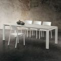 Table de cuisine extensible jusqu'à 240 cm en précieux Hpl Made in Italy - Jupiter