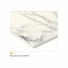 Table de Cuisine Extensible Jusqu'à 280 cm Effet Marbre Fabriqué en Italie - Pinocchio Viadurini