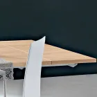 Table de cuisine extensible jusqu'à 280 cm en bois Made in Italy - Carlino Viadurini