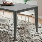 Table de Cuisine en Métal Peint avec Plateau en Fenix Made in Italy - Efisto Viadurini