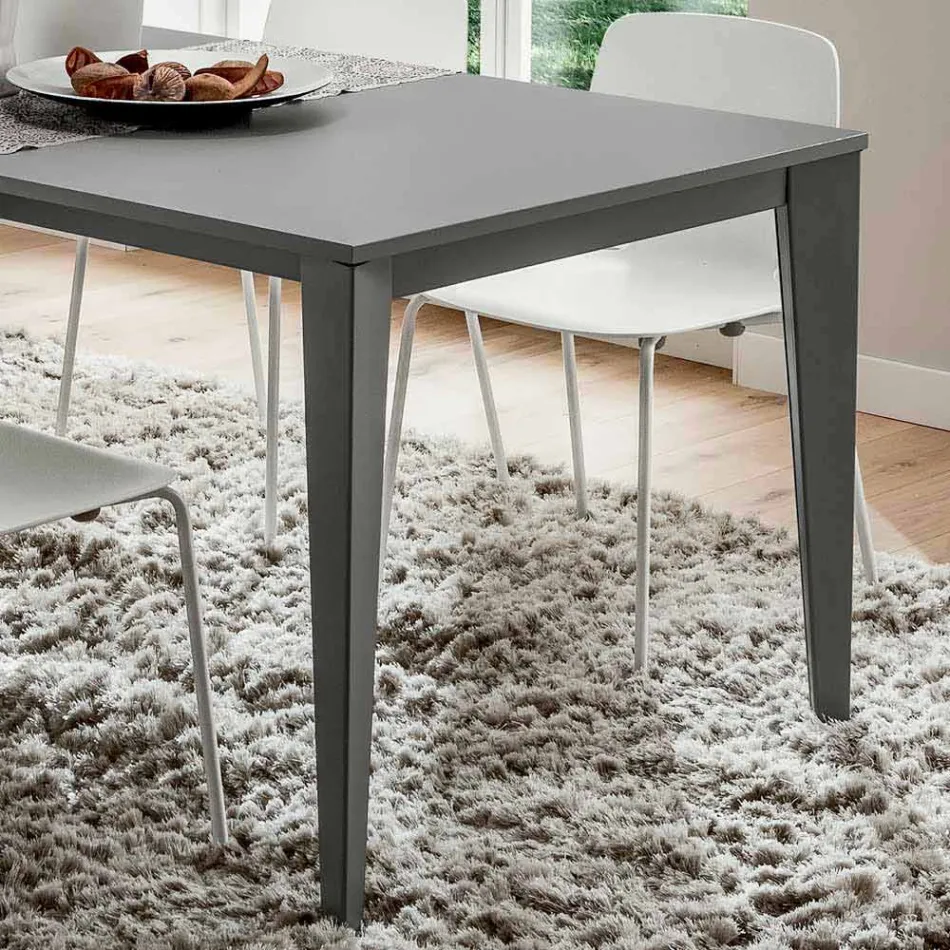 Table de Cuisine en Métal Peint avec Plateau en Fenix Made in Italy - Efisto Viadurini