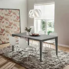 Table de Cuisine en Métal Peint avec Plateau en Fenix Made in Italy - Efisto Viadurini