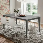 Table de Cuisine en Métal Peint avec Plateau en Fenix Made in Italy - Efisto Viadurini