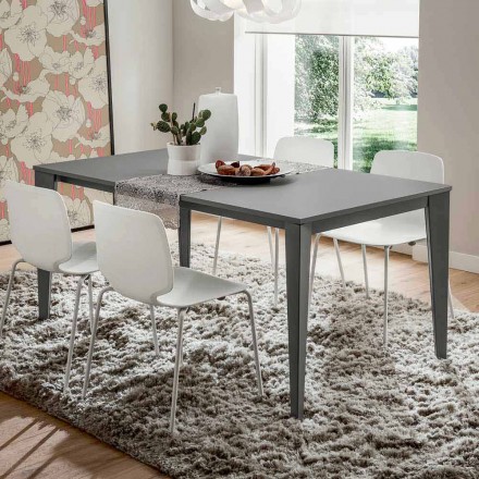 Table de Cuisine en Métal Peint avec Plateau en Fenix Made in Italy - Efisto Viadurini