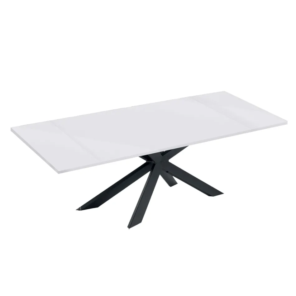 Table de cuisine Fenix extensible jusqu'à 300 cm Made in Italy - Grotta Viadurini