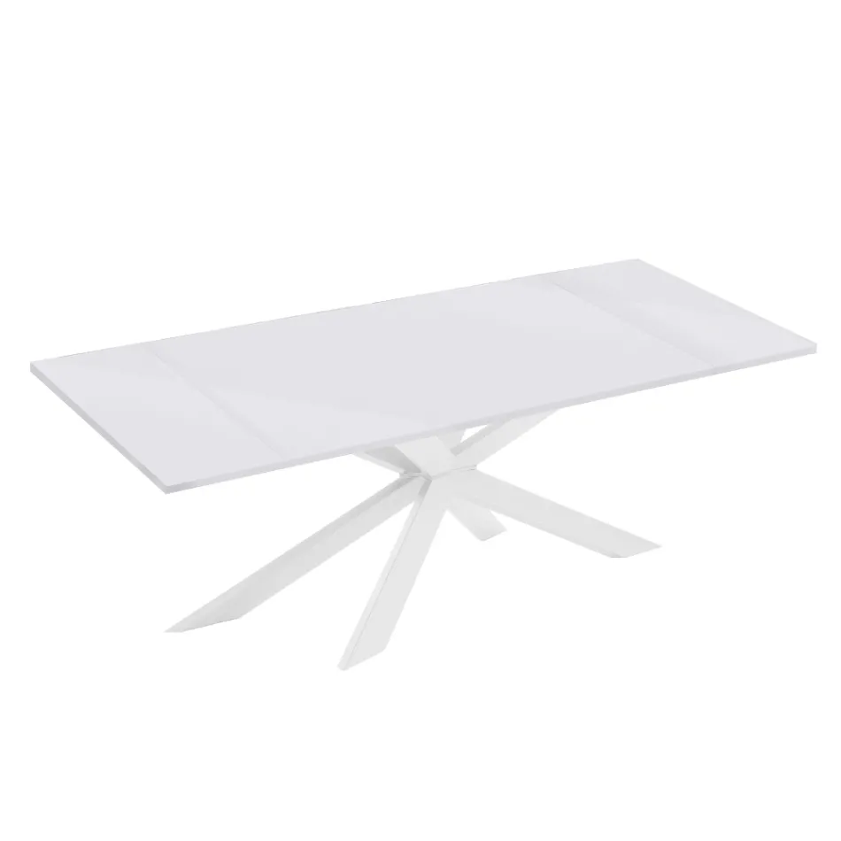 Table de cuisine Fenix extensible jusqu'à 300 cm Made in Italy - Grotta Viadurini