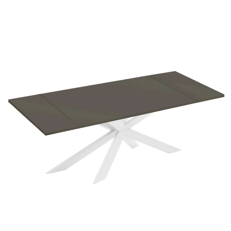 Table de cuisine Fenix extensible jusqu'à 300 cm Made in Italy - Grotta Viadurini