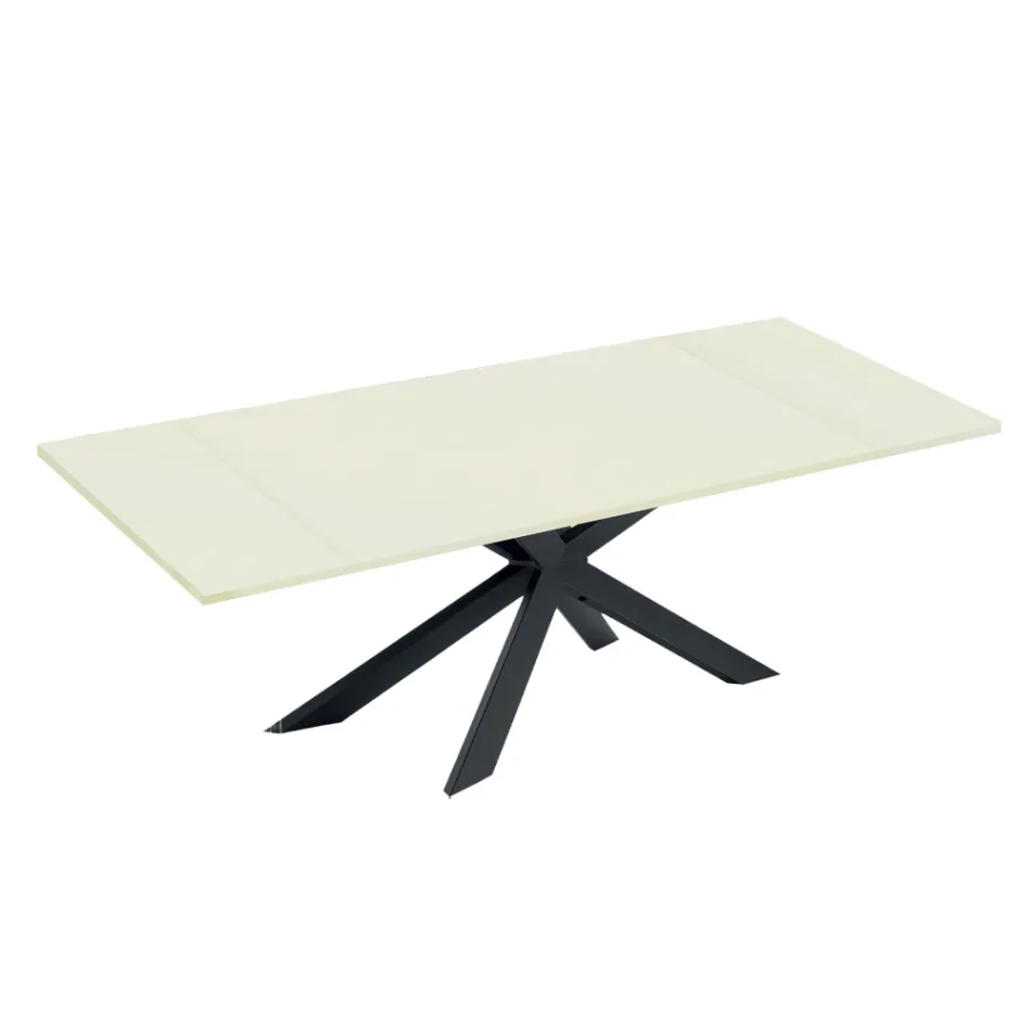 Table de cuisine Fenix extensible jusqu'à 300 cm Made in Italy - Grotta Viadurini