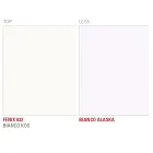 Table de cuisine en Fenix et métal blanc de qualité Made in Italy - Carlino Viadurini