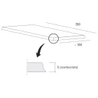 Table de cuisine en bois écorcé de haute qualité fabriquée en Italie - Pinocchio Viadurini