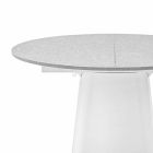 Table de cuisine ronde extensible jusqu'à 160 cm Made in Italy - Connubia Hey Gio Viadurini